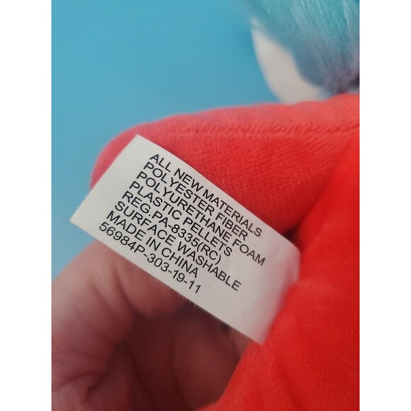 Dr Seuss Thing 2 10" Plush Story Book Character Doll Universal Studios Sewn Eyes - Picture 6 of 7